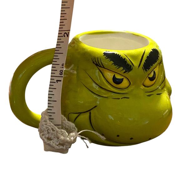 Dr. Seuss The Grinch Mug Green 3D Figural Sculpted Christmas Holiday Shot Glass - Picture 6 of 11